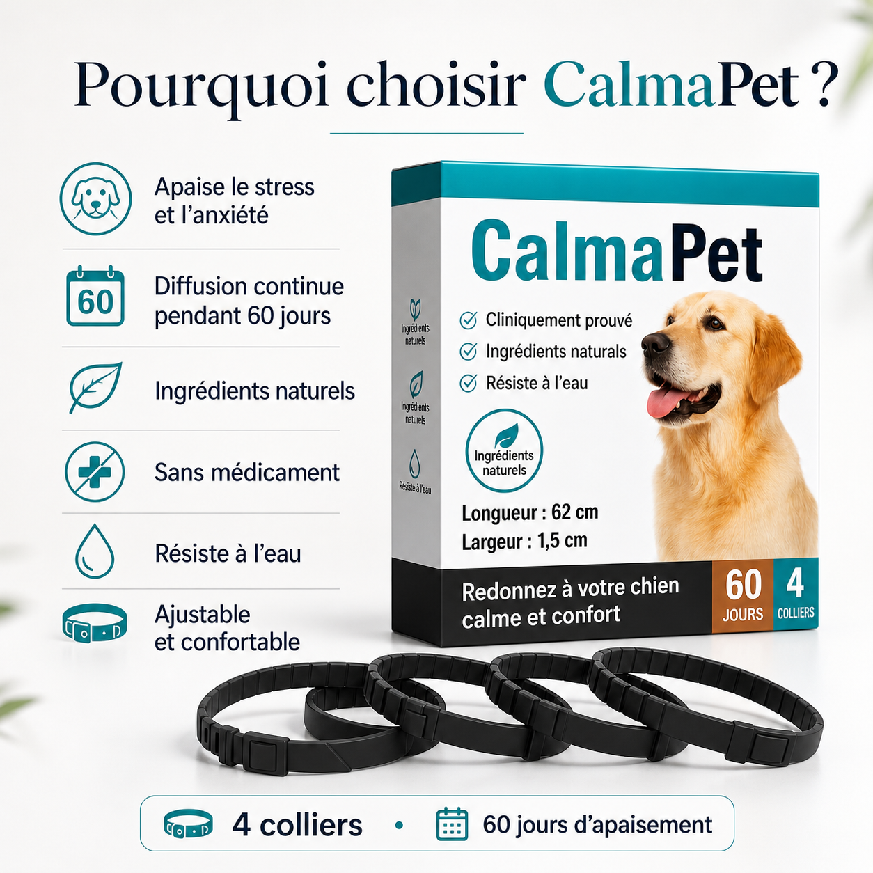 CalmaPet - Collier apaisant