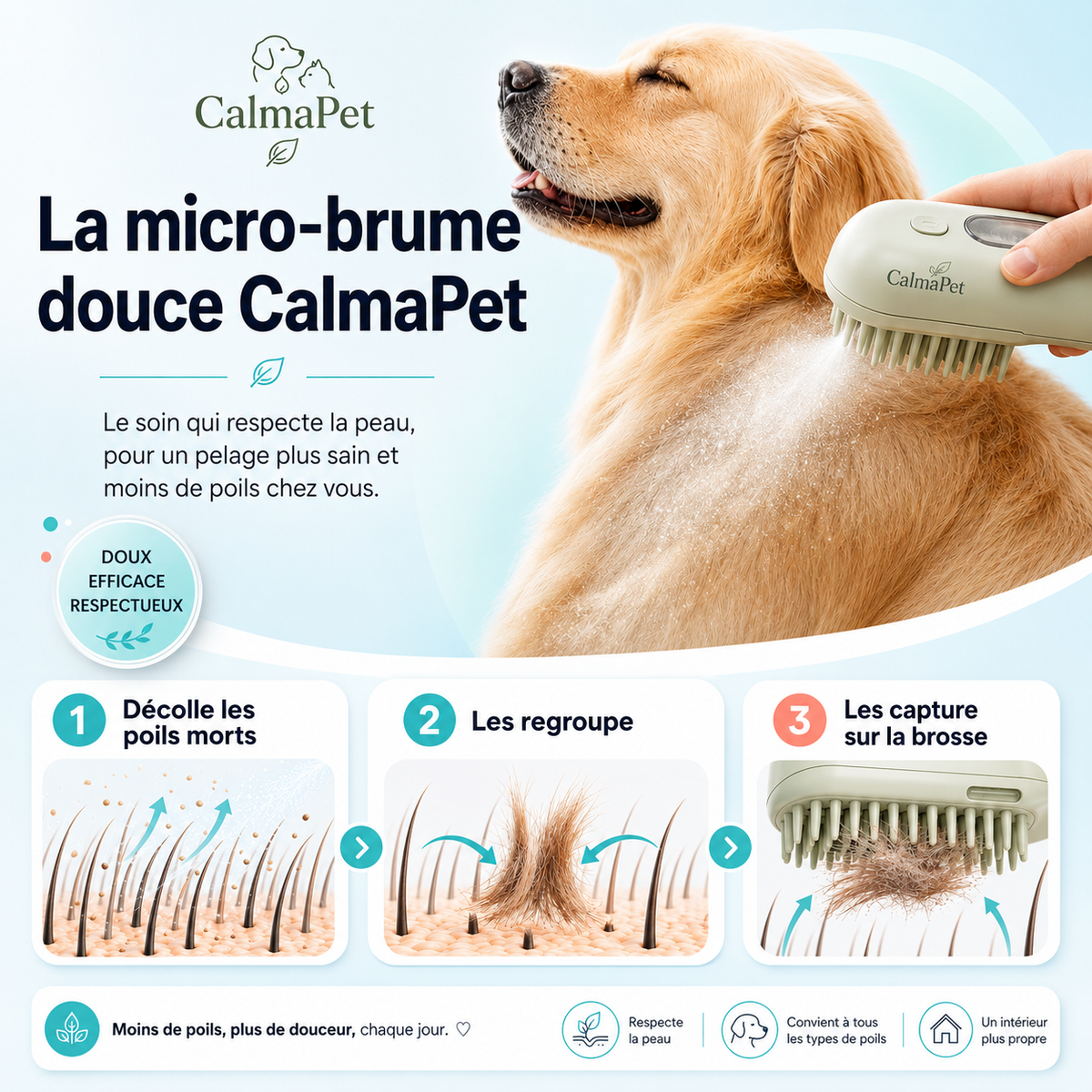 Micro-brume douce CalmaPet